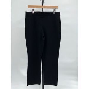 Quince Women Ultra-Stretch Ponte Straight Leg Pants - 28" Pants Black L